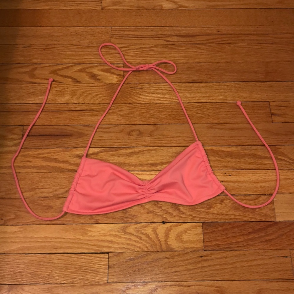 Victoria’s Secret pink bikini top string tie small
